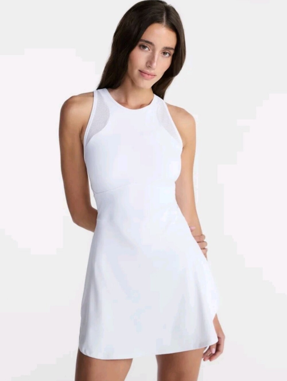 Avia Women's Tennis Mesh Dress with Built-In Shorts
